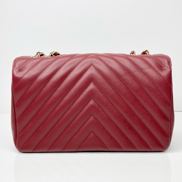 Authentic Chanel ‘Statement’ Chevron Quilted Flap Bag - FULL SET - Picture 4 of 12